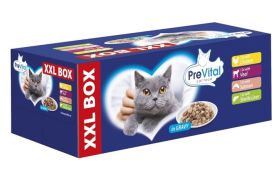 PreVital Cat kapsička - mix v omáčke 48x100g