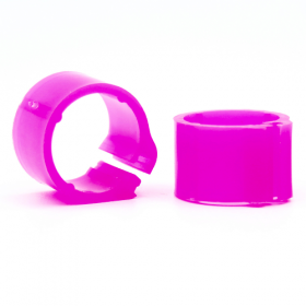 Krúžky E-Z Clip Ring priemer 8mm ružové